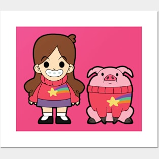 Mabel and Waddles Posters and Art